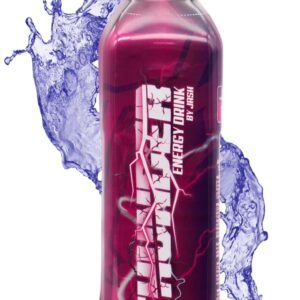 THUNDER Energy Drink by JASH – 16.9 fl oz Bebida Botánica Tropical con Guaraná, Té Verde, Chontaduro y Borojó – Para estilos de vida activos