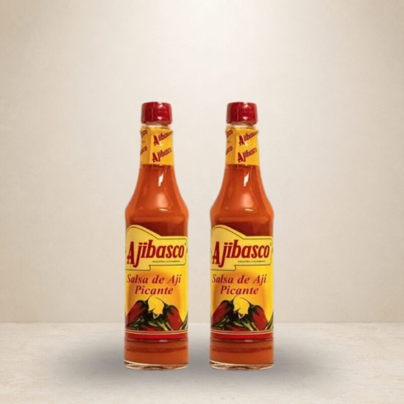 Ajibasco – Salsa de Ají Picante (Dúo de Botellas 3.53 oz)