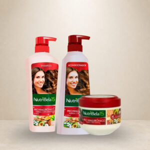 NutriBela 15 – Kit Pro Hialurónico (3 Piezas)