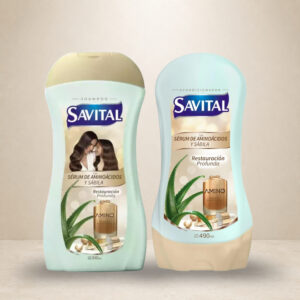 Savital – Dúo Sérum de Aminoácidos & Aloe (2 Piezas)