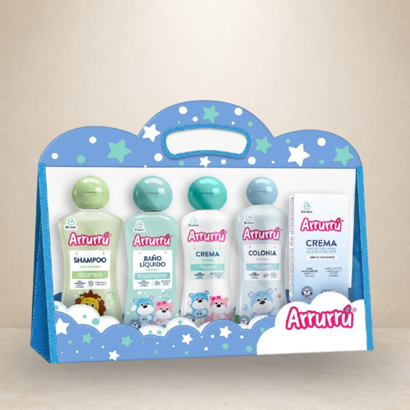 Arrurrú – Kit Abuelita Cuidado Azul (5 Productos)