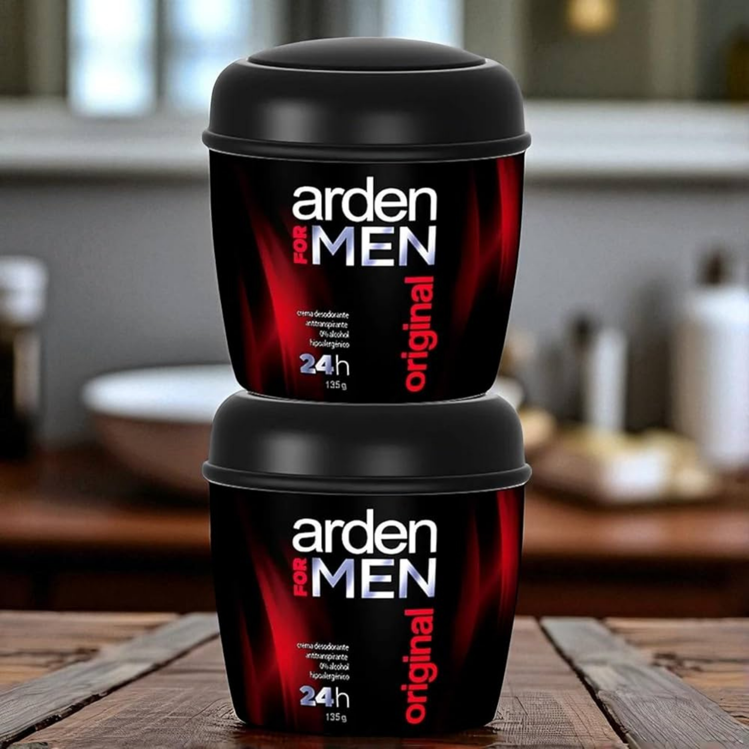 Crema desodorante original, protección 24 horas, sin alcohol, hipoalergénica, fórmula antitranspirante, 4.76 oz (paquete de 2) - Imagen 3