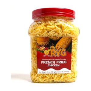 R&G Angel Hair - Bocadillo de patata – Palitos de patata crujientes de corte fino – Sabor a pollo – 16 oz (450 g)