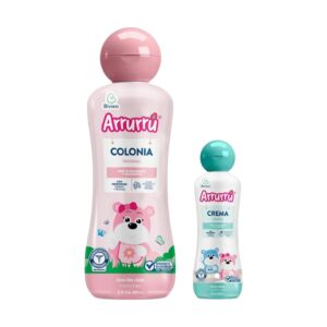 Arrurru Colonia Original Rosa 27.05 oz o 27.1 fl oz + crema original 7.4 fl oz