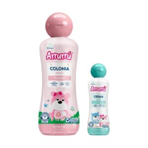 Arrurru Colonia Original Rosa 27.05 oz o 27.1 fl oz + crema original 7.4 fl oz